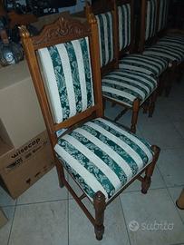 Sedie imbottite anni 70