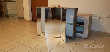 mobiletto bagno sopra lavandino 