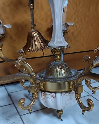 lampadario Capodimonte 