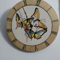Orologio da parete in legno