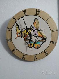 Orologio da parete in legno