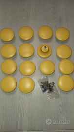 pomelli armadio  gialli pastello