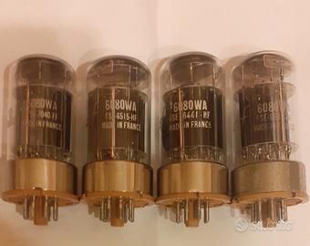 OTL Quartetto di valvole THOMSON CFS 6080WA 6AS7 