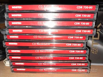 10 CD-R vergini NORTEK 730MB
