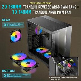 ANTEC C8 BLACK ARGB