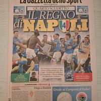 Gazzetta dello sport "4°Scudetto Napoli 2025"