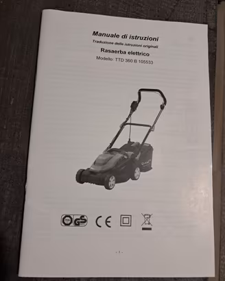 tagliaerba elettrico usato