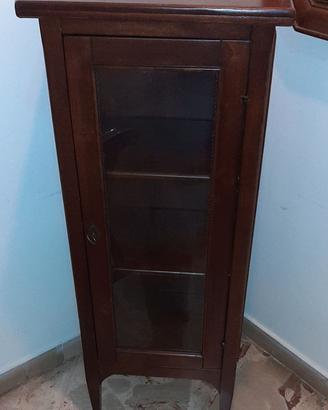 NUOVISSIMA vetrina in legno massello 115x48X37