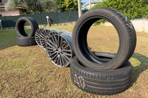 Cenchi originali Alfa Romeo Giulia + Gomme