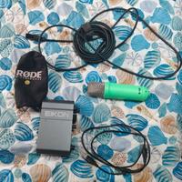 microfono RHODE NT1+scheda audio PROEL