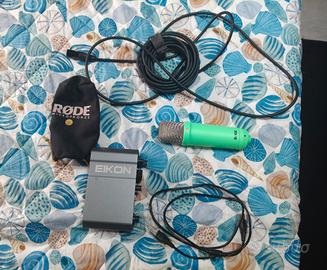 microfono RHODE NT1+scheda audio PROEL