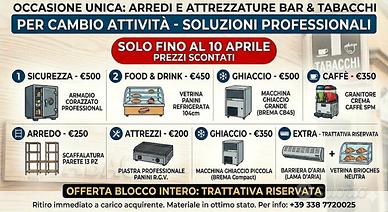 Attrezzature Professionali e arredo bar