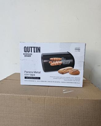 Portapane quttin in metallo con decorazioni