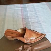 Scarpa pelle marrone Giorgia galassi 