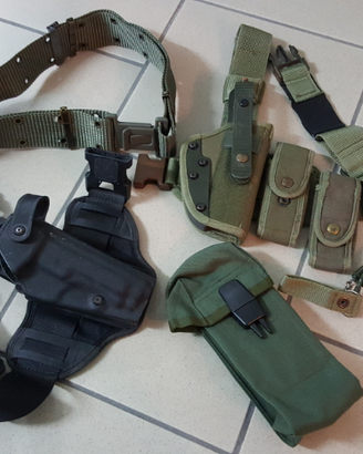 Softair fondina gilet tattico borraccia