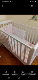 lettino laccato bianco