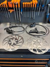 KIT FRENI SRAM DB8 NUOVI  COMPLETI DI DISCHI SRAM