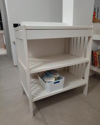 set seggiolone+ lettino+ fasciatoio 