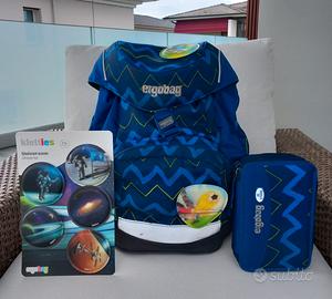 Zaino Scuola Elementare Ergobag + Astuccio e Patch