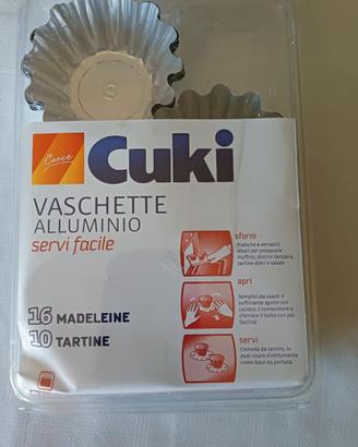 Vaschette alluminio cuki per dolci