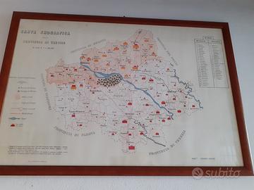Carta enografica della provincia di treviso
