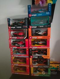 Modellini Formula 1 Burago scala 1/43 20 cadauno