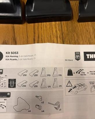 Kit piedi thule 5053 - Kia Picanto