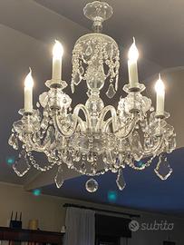 Lampadario in cristallo