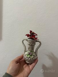 Mini anfora vintage in ceramica