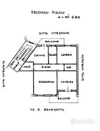 Appartamento in via San Benedetto a Q.S