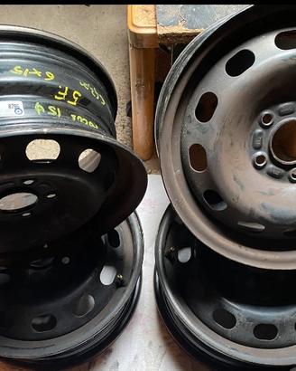 Cerchi latta 15 pollici 5 viti