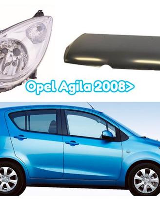 Opel Agila ricambi parafango cofano paraurti freni