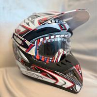 Casco Motocross con mascherina inclusa