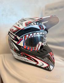 Casco Motocross con mascherina inclusa