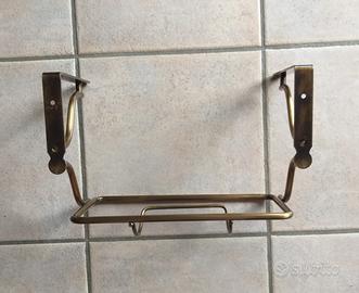 Portarotolo cucina acciaio color bronzo COME NUOVO