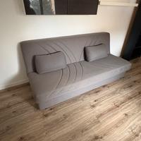 Divano letto grigio 3 sedute