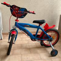 Bici Spiderman bambino 4/6 anni