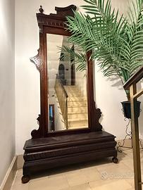 Mobile ingresso con specchiera e panca