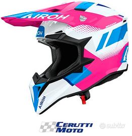 Casco Airoh Wraaap Vision Pink Gloss