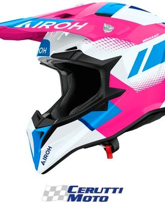 Casco Airoh Wraaap Vision Pink Gloss