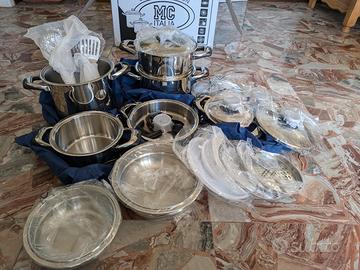 Batteria pentole MC ITALIA Exsclusive NUOVA