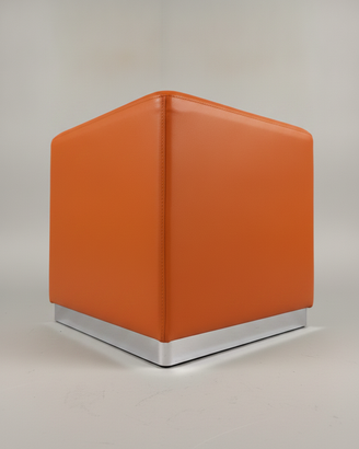 Lotto 27 Pouf Cubo pelle 45x45x45 cm - Colorati