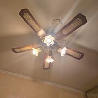 lampadario con ventilatore 