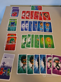 Carte gioco + timbri Pjmasks