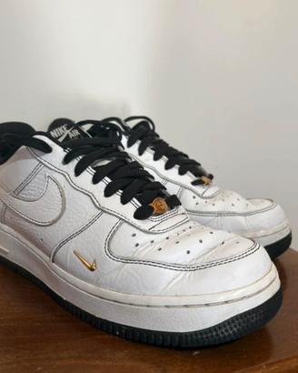 Nike Air Force 1'07 Mini Jewel "White Black Gold"