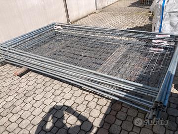 Pannelli zincati per recinzione e basette in ca