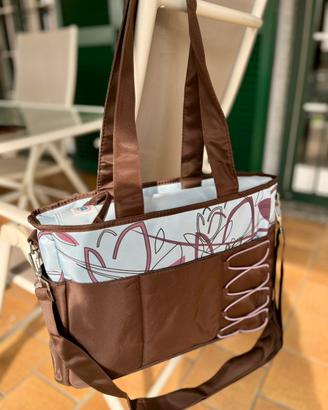 NUOVA Borsa Mister Baby + Fasciatoio da Viaggio