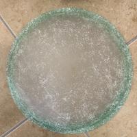 Plafoniera in vetro decorato diametro 40 cm