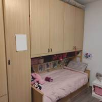 Cameretta a ponte con scrivania