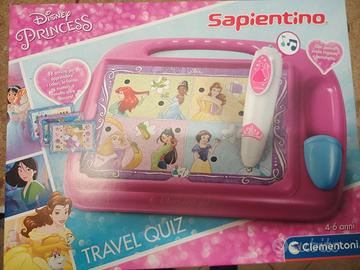 Sapientino Travel Quiz Disney Princess Clementoni